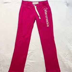 Abercrombie Kids Pink Sweatpants - M